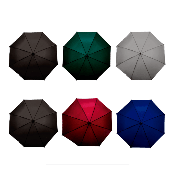 Paraguas De Mayoreo 6 Pz Bastón Semiautomática Económica