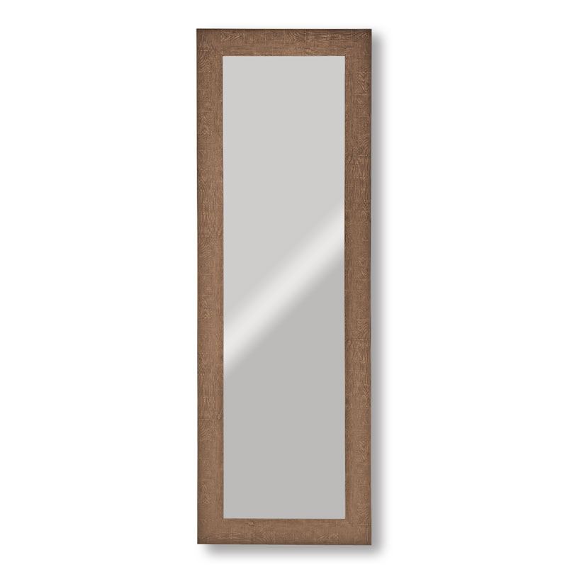 Espejo Cuerpo Completo Color Madera Nogal  Elegante y Moderno