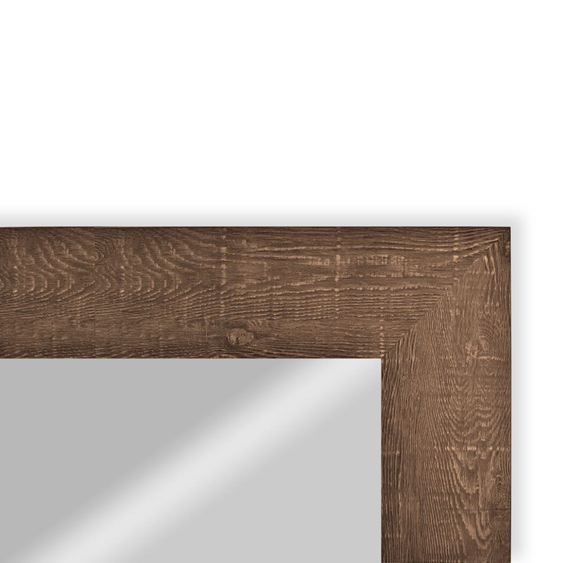 Espejo Cuerpo Completo Color Madera Nogal  Elegante y Moderno