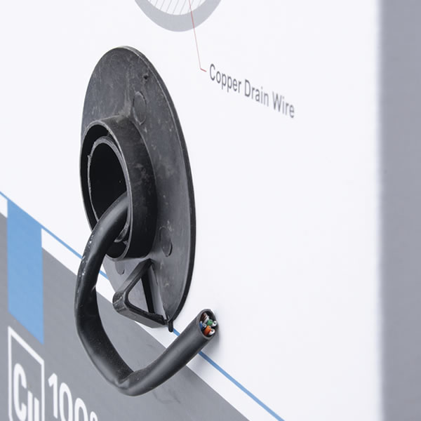 BOBINA DE CABLE CAT5E BLINDADO TIPO FTP 305M, PRO-CAT-5-EXT