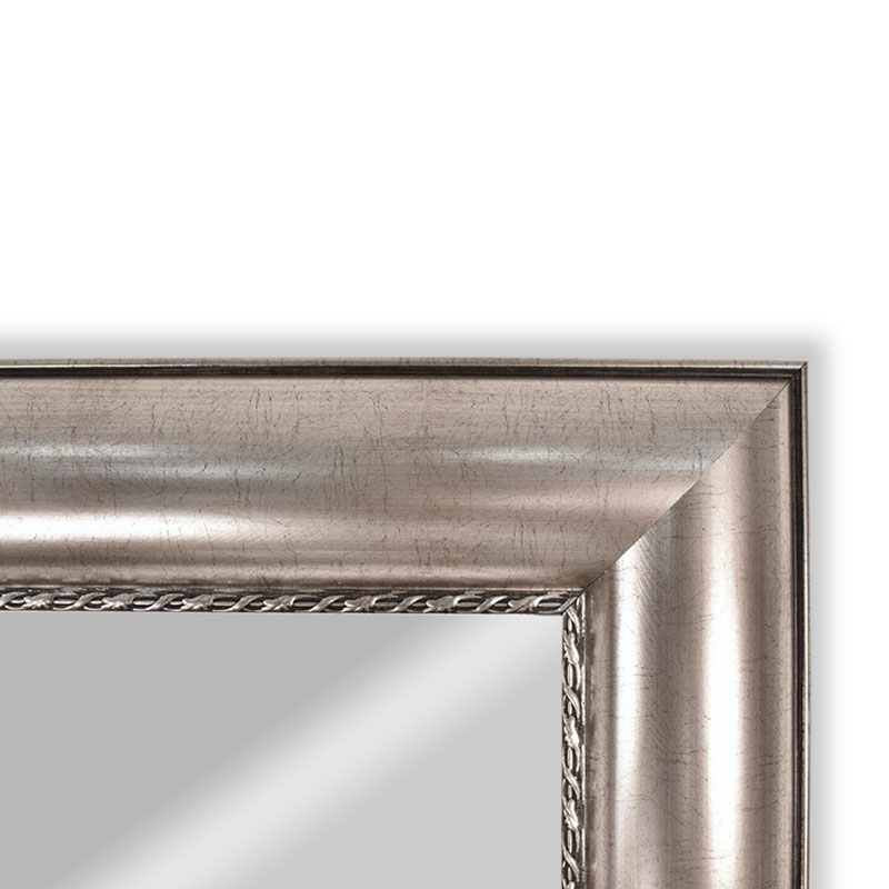 Espejo Cuerpo Completo Color Plata Patinado  Elegante y Moderno