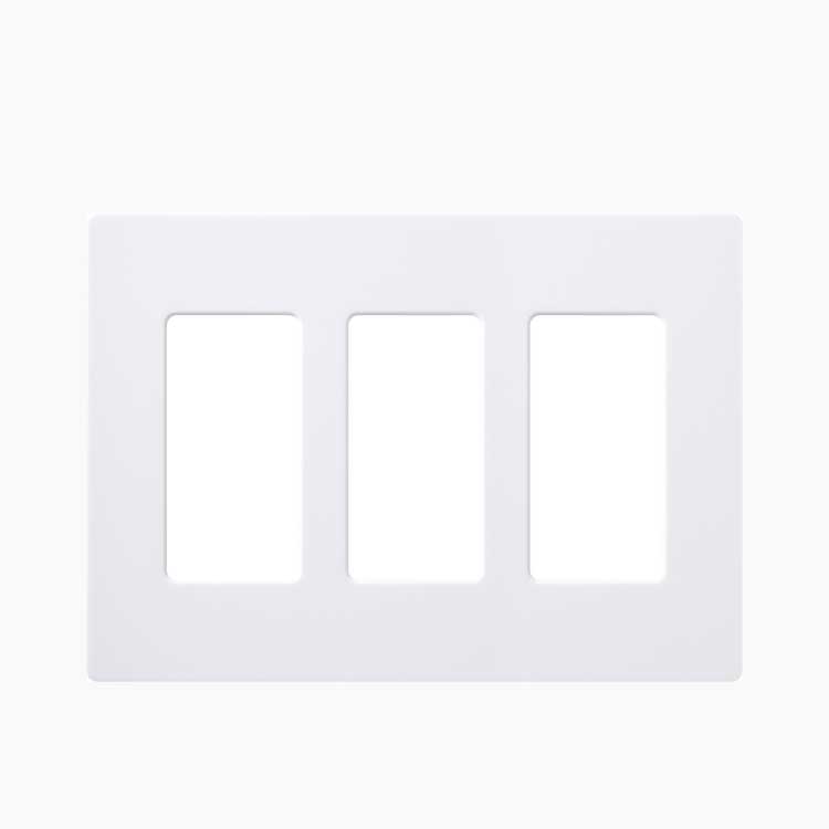 Cw-3-wh Placa De Pared 3 Espacios, Color Blanco, Para Atenua