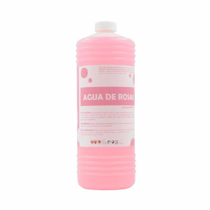 Agua De Rosas Tónico Facial (1 Litro)