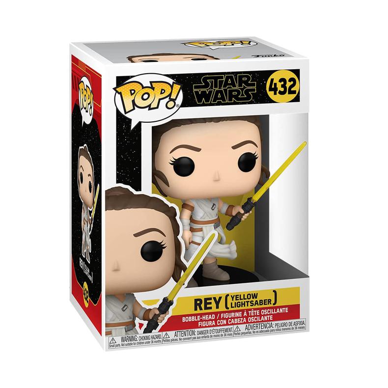 Funko Pop! 432 Star Wars Rey con sable amarillo