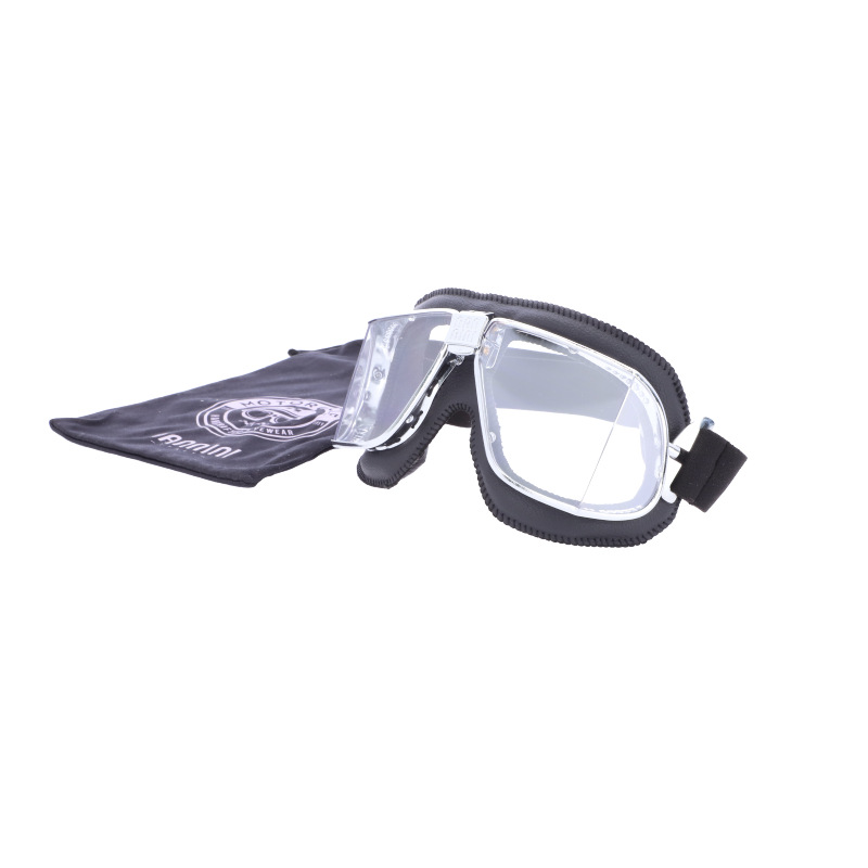 LENTES PARA MOTO CUSTOM CROMO NANNINI