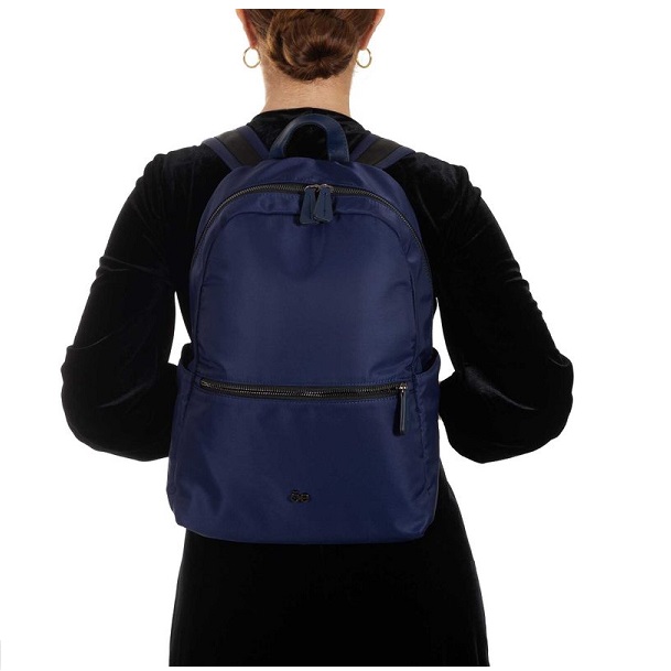 Cloe Mochila Backpack en Color Azul modelo Edri linea UOMO para Laptop de hasta 13 Pulgadas