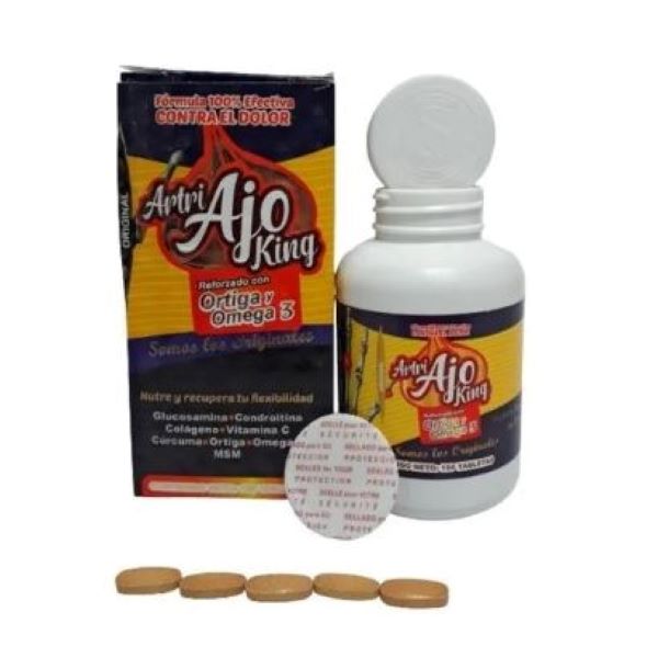 Artri Ajo King 100% Original Herbolaria Saludable 100 Tabletas