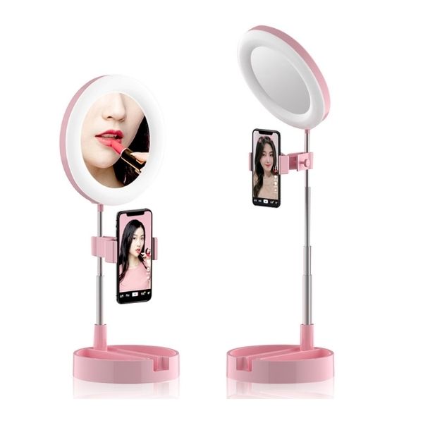 Aro de Luz Led con Espejo para Maquillaje