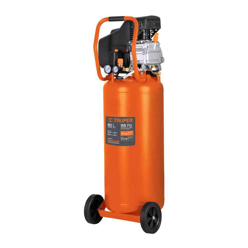 Compresor Vertical  80 L 3-1/2 Hp Lubricado 120v