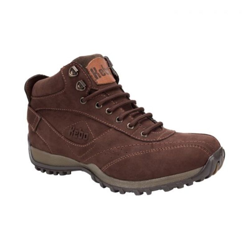 Bota Hiker Para Hombre Kebo Color Negro/ Marrón 210
