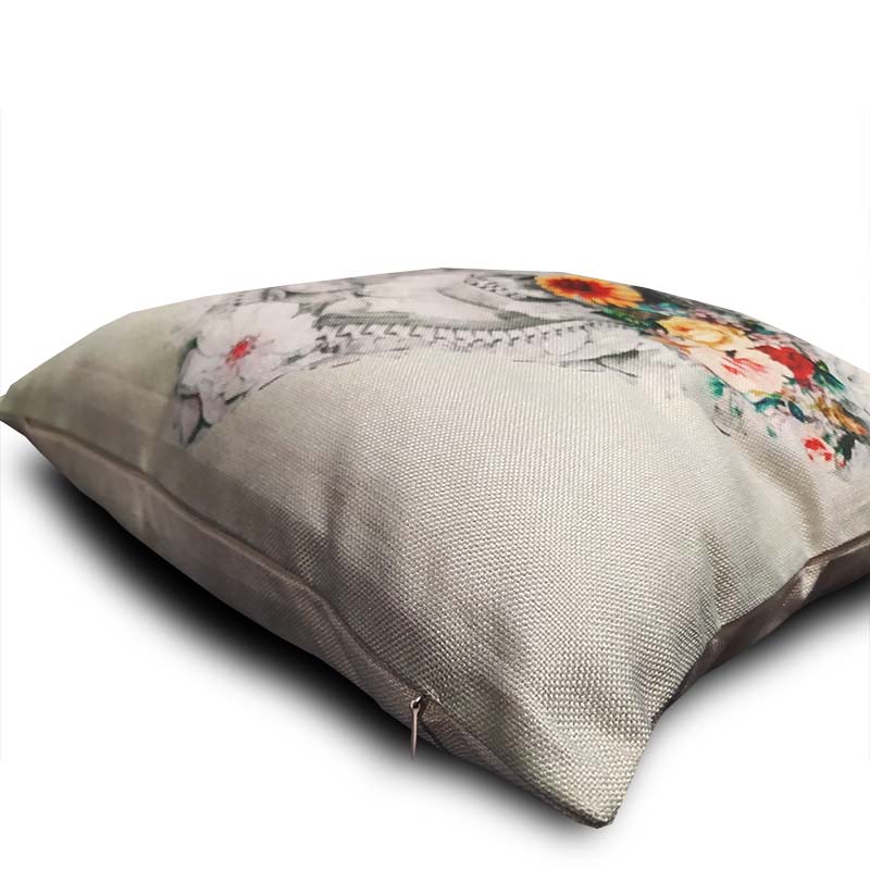 Cojín Decorativo C/Relleno + Funda Interior, Calavera Corazon HOGAR 33