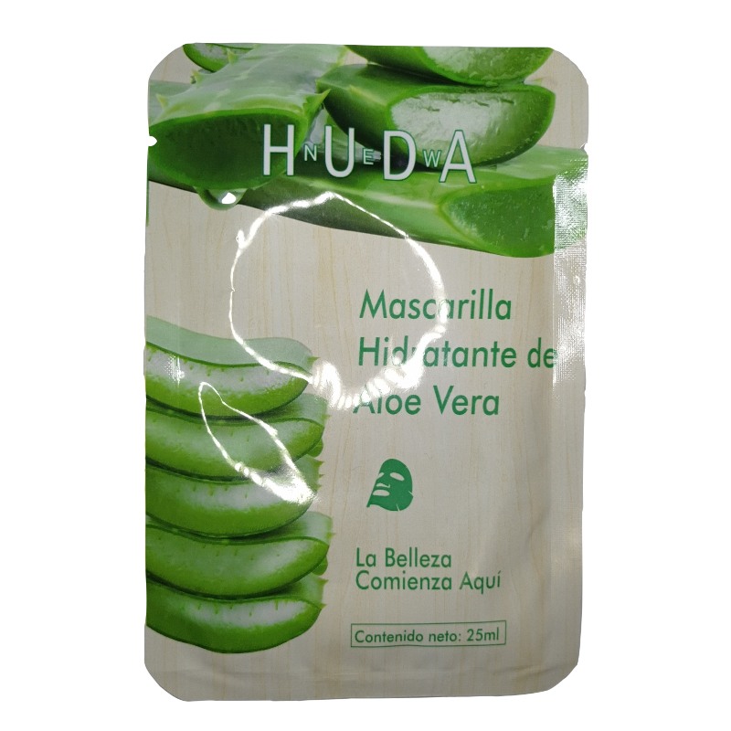 Mascarilla facial hidratante de aloe vera
