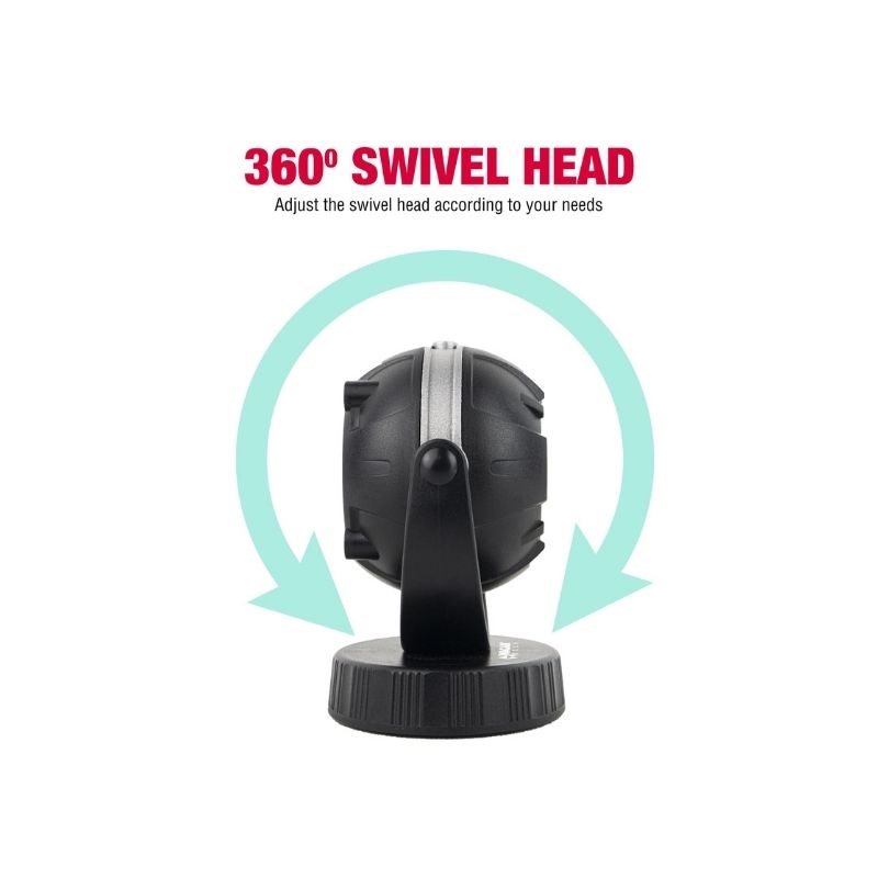 Lámpara LED con rotación de 900 lúmenes con base magnética Wagan Tech 2071