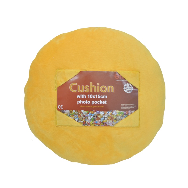 Cojín emoji beso con portafoto 6x4"