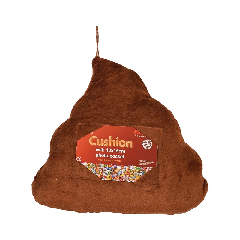 Cojín emoji popis con portafoto 6x4"