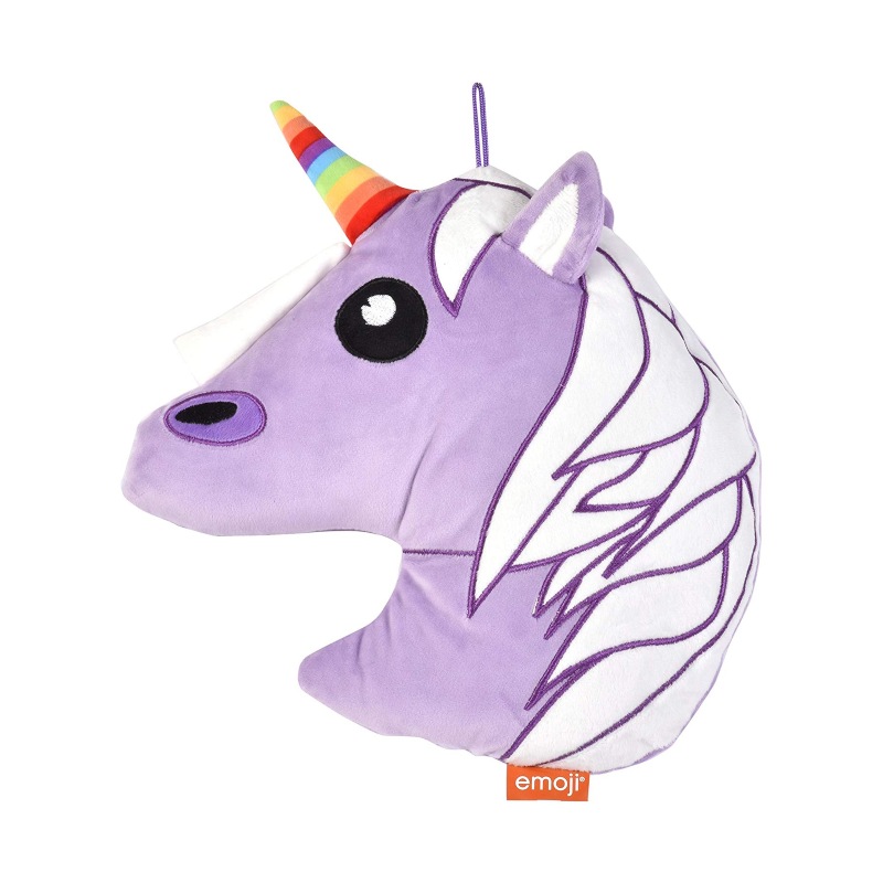 Cojín emoji forma de uniconio con portafoto 6x4"