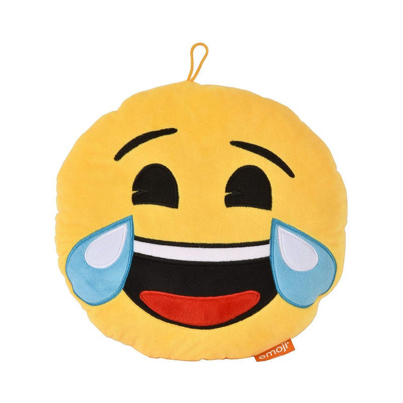 Cojín emoji llorando con portafoto 6x4"