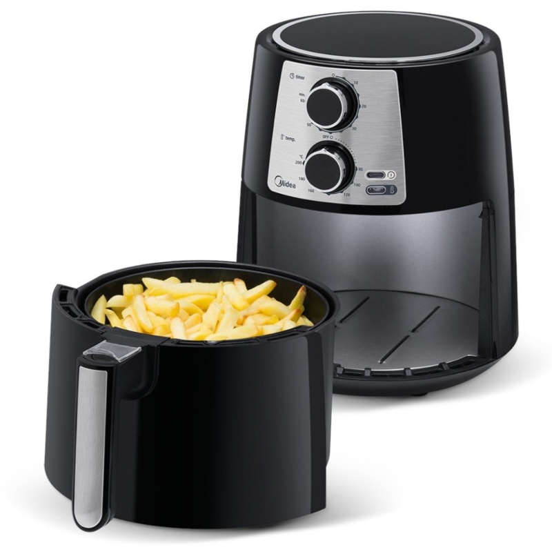 Freidora de aire Midea MAF35N2SEB 3.5 litros negra ALB*2