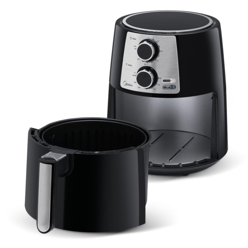 Freidora de aire Midea MAF35N2SEB 3.5 litros negra ALB*2