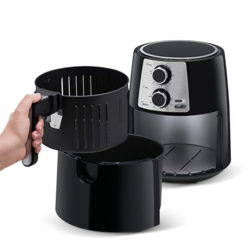 Freidora de aire Midea MAF35N2SEB 3.5 litros negra ALB*2