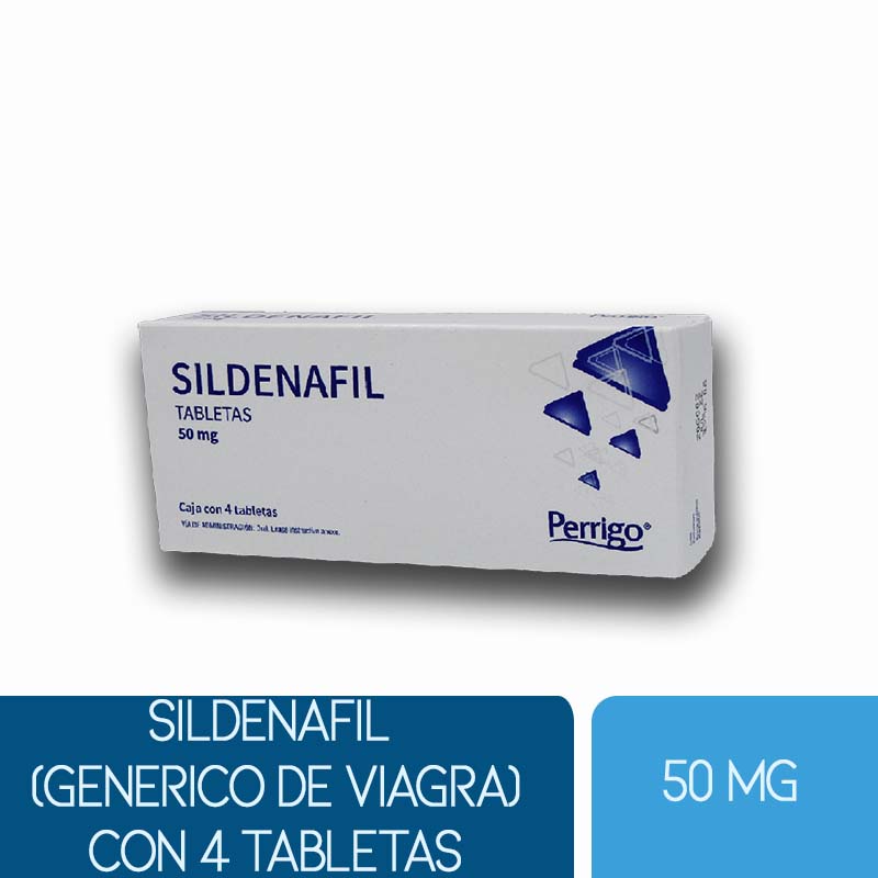 SILDENAFIL 50MG CON 4 TAB (GENERICO DE VIAGRA)