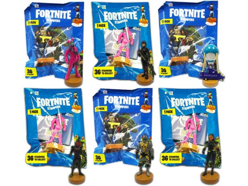 SOBRE CON 1 Figura Coleccionable Fortnite Stampers Ruz 157584