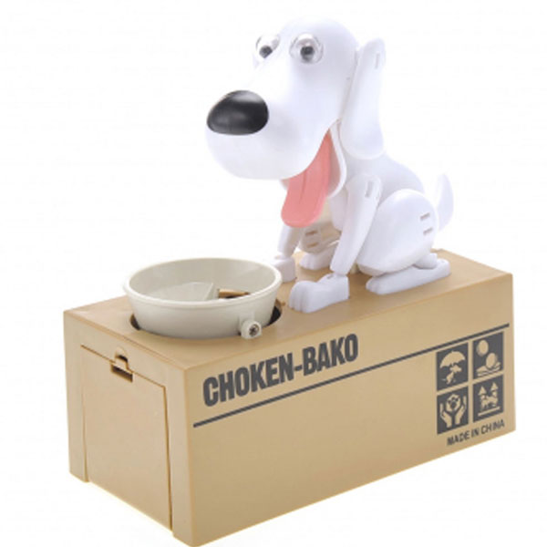 Alcancía Perro Perrito Come Monedas