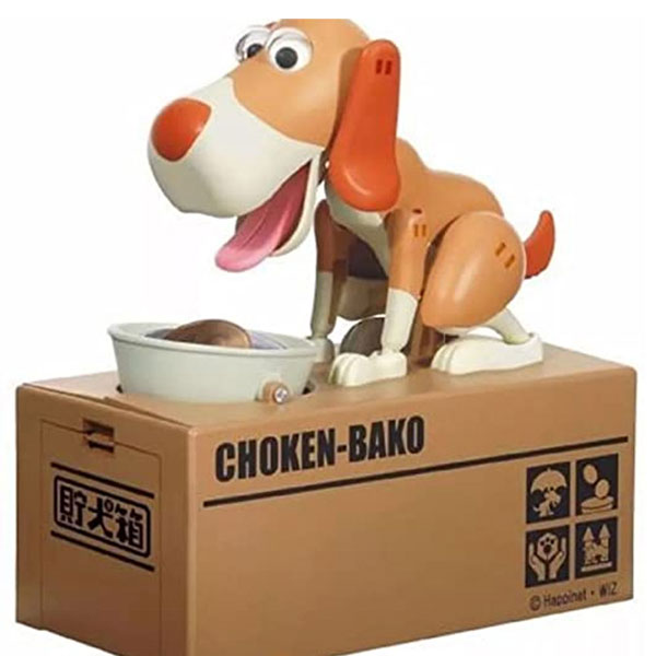 Alcancía Perro Perrito Come Monedas