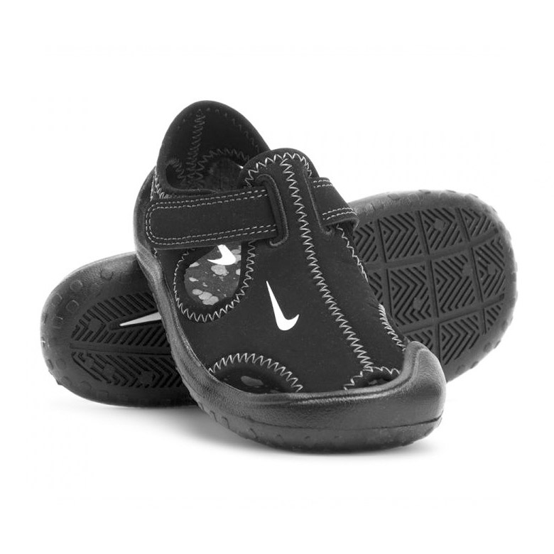 Sandalias Nike Sunray Protect PS - Negro - Niños Niñas 