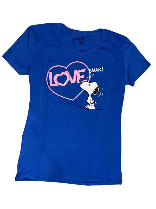 Snoopy Playera Love Smak Peanuts Para Dama Oficial