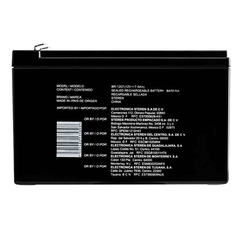 Batería Sellada De Ácido-plomo, 12 Vcc 7 Ah