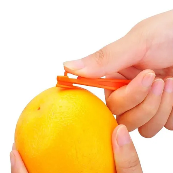 Pelador De Naranjas Manual Quita La Cascara Fácilmente 2 Uni