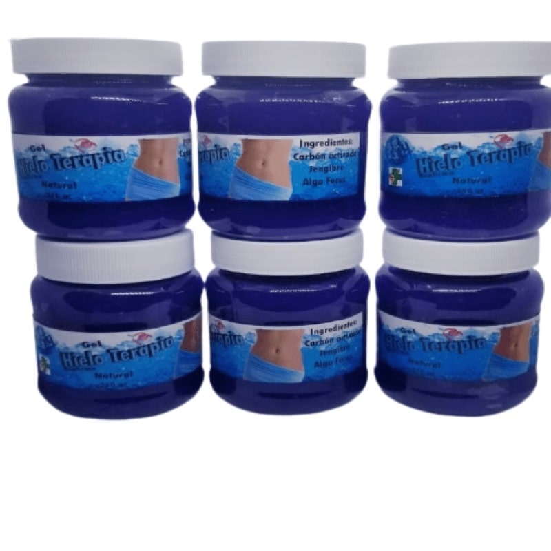 Gel Hielo Terapia 6 Frascos 250gr