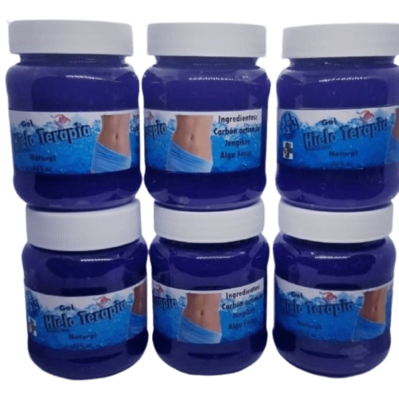 Gel Hielo Terapia 6 Frascos 250gr