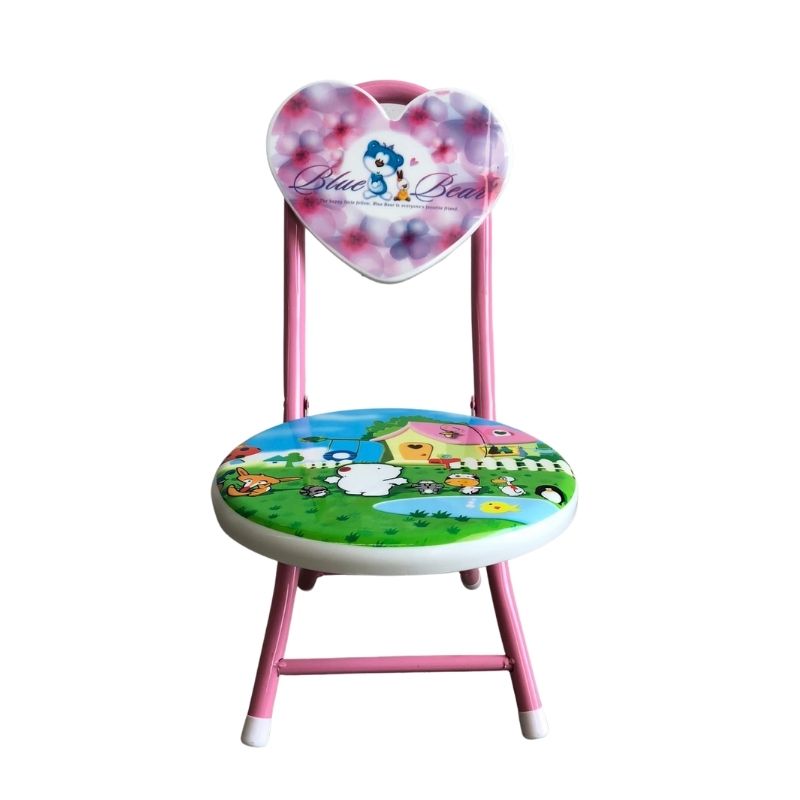 Silla infantil plegable, Dibujos, LBP, - Rojo, Rosa, Amarillo, Azul 