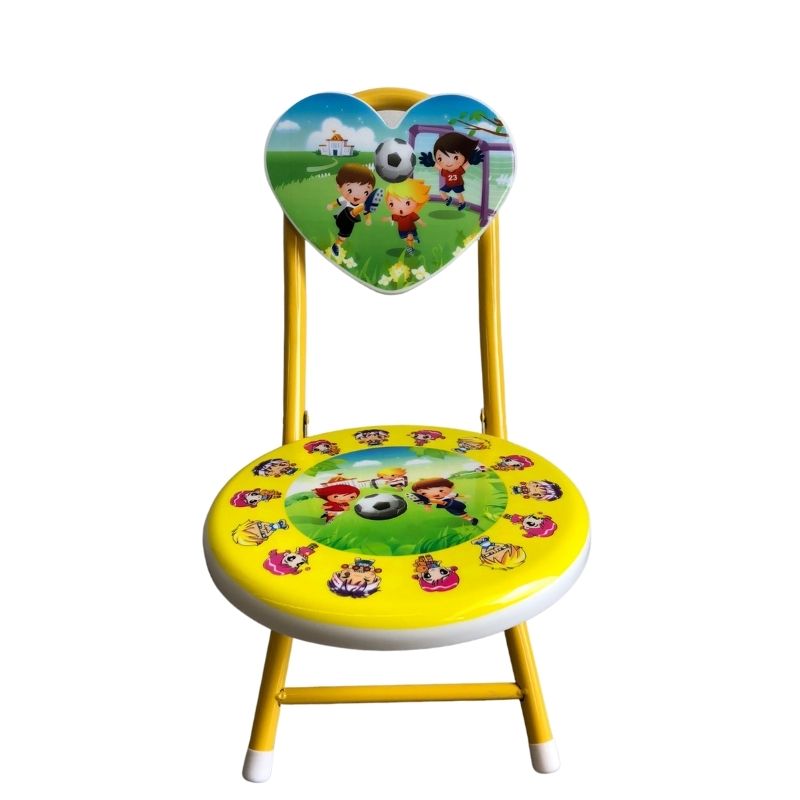 Silla infantil plegable, Dibujos, LBP, - Rojo, Rosa, Amarillo, Azul 