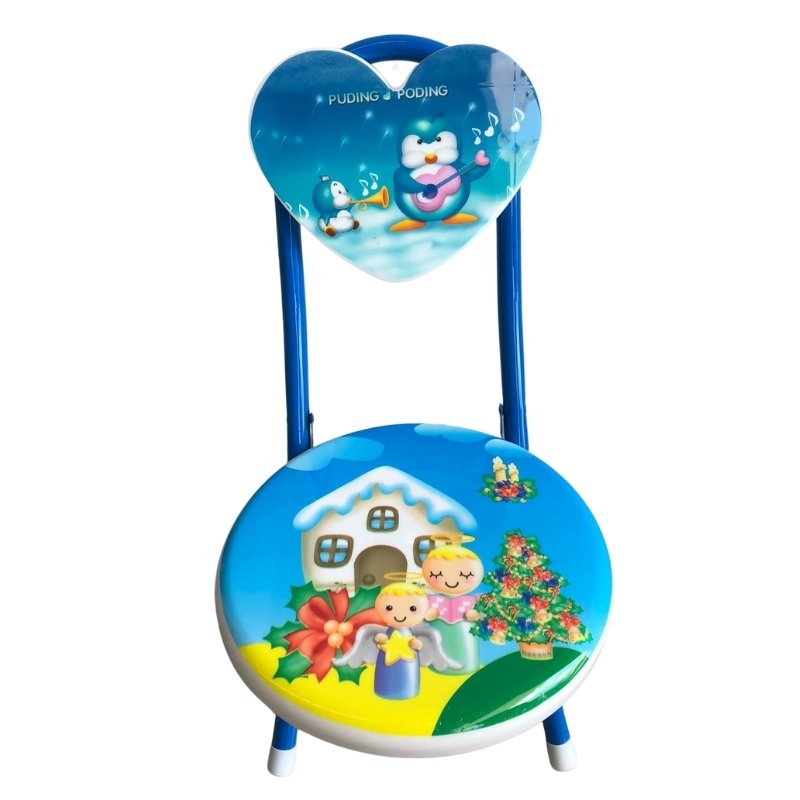 Silla infantil plegable, Dibujos, LBP, - Rojo, Rosa, Amarillo, Azul 