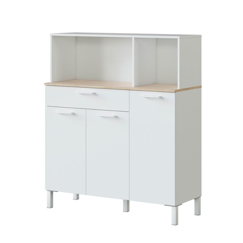 Mueble Auxiliar de Cocina 3 puertas más 1 cajón