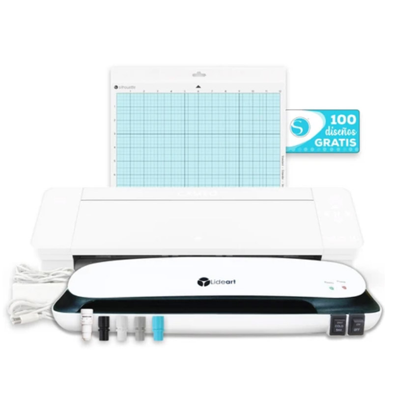 DUO Silhouette Cameo 4 Color Blanco + Laminadora Foil