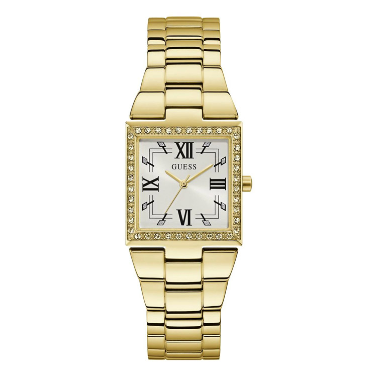 Reloj GUESS mujer dorado con piedras SUGAR - GW0001L2 – Pasarela Roja