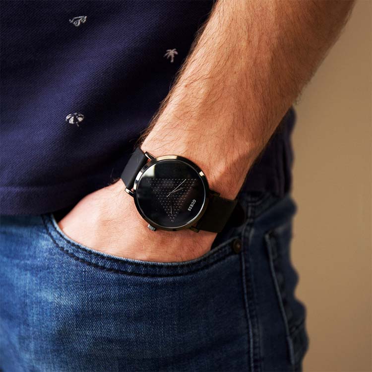 Reloj para hombre Guess Imprint Negro W1161G2