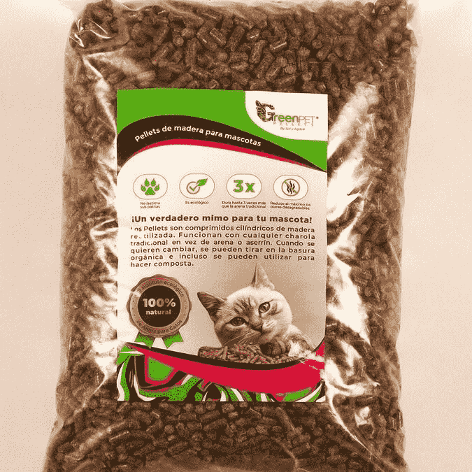 Arena Ecológica para Gatos Green Pet 16.2 Kg