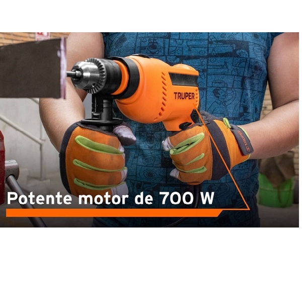 ROTOMARTILLO PROFESIONAL TRUPER DE 700 W TALADRO 5.4 MOTOR ROTO -1/2a8