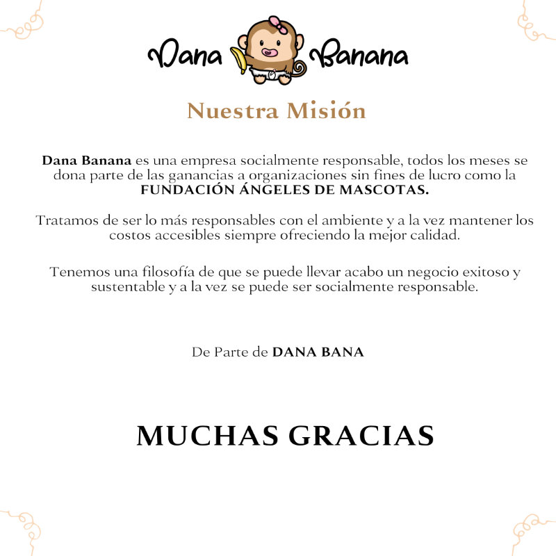 Paquete de 4 Pañales Ecológicos Dana Banana + 4 Insertos de Fibra de Bambú de 4 Capas