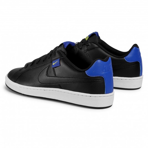 JS TENIS NIKE COURT ROYALE TAB NEGRO CON AZUL (CJ9263-003)