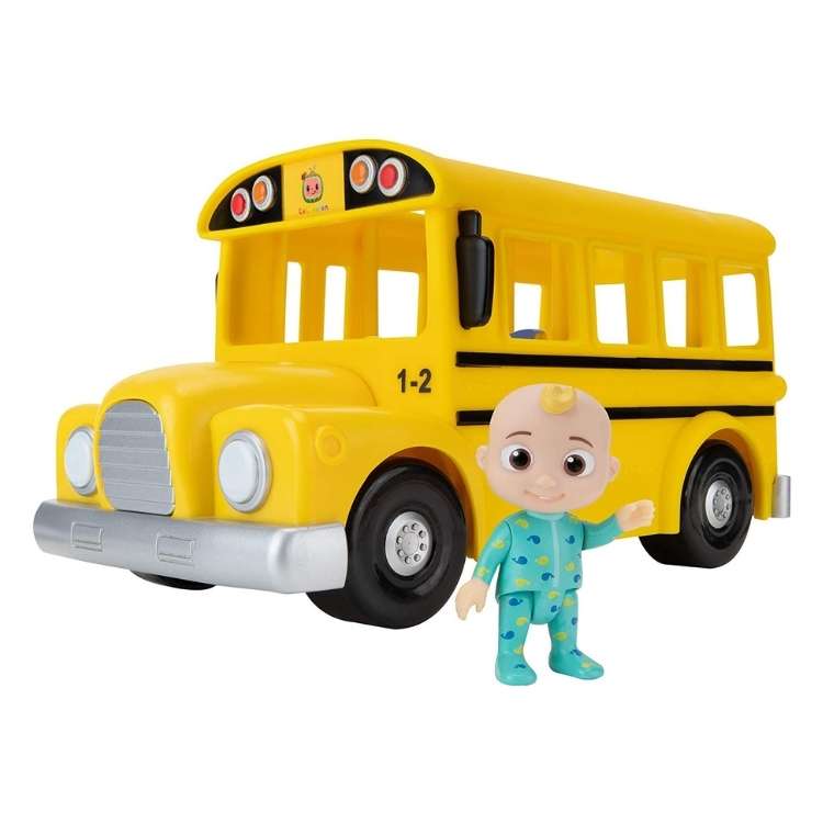 CoComelon - Autobús Escolar Musical, Color Amarillo (Bebe Juan)