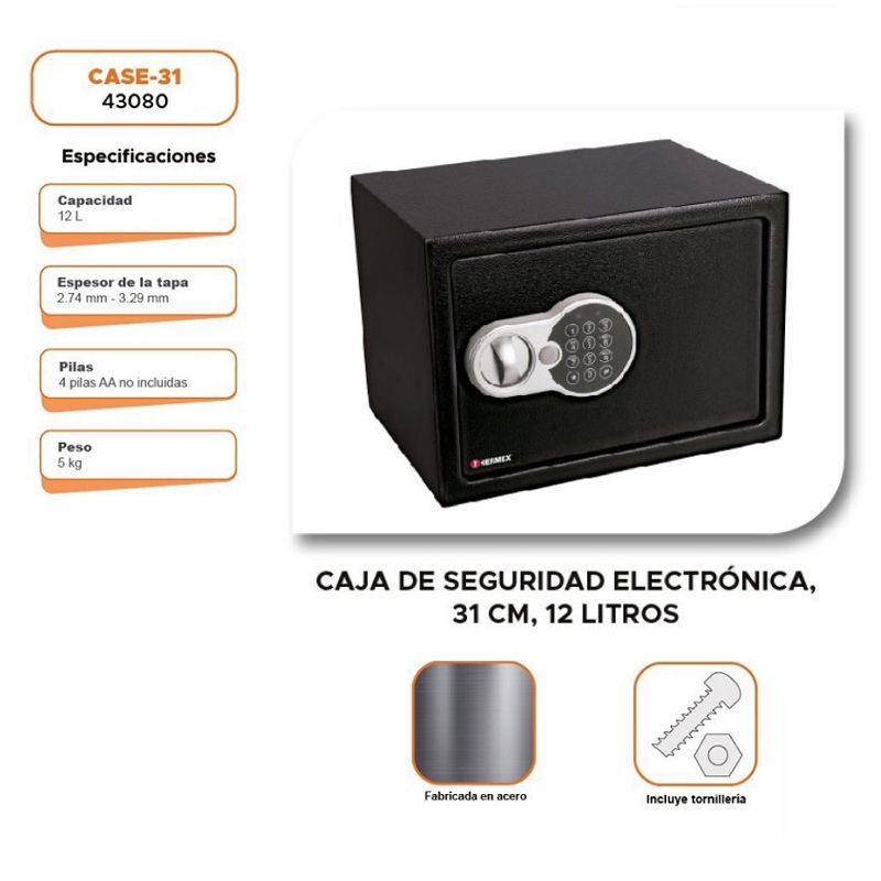 Caja de seguridad discount para guardar dinero