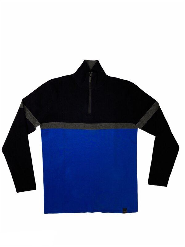Sueter DKNY Azul, Gris Para Hombre