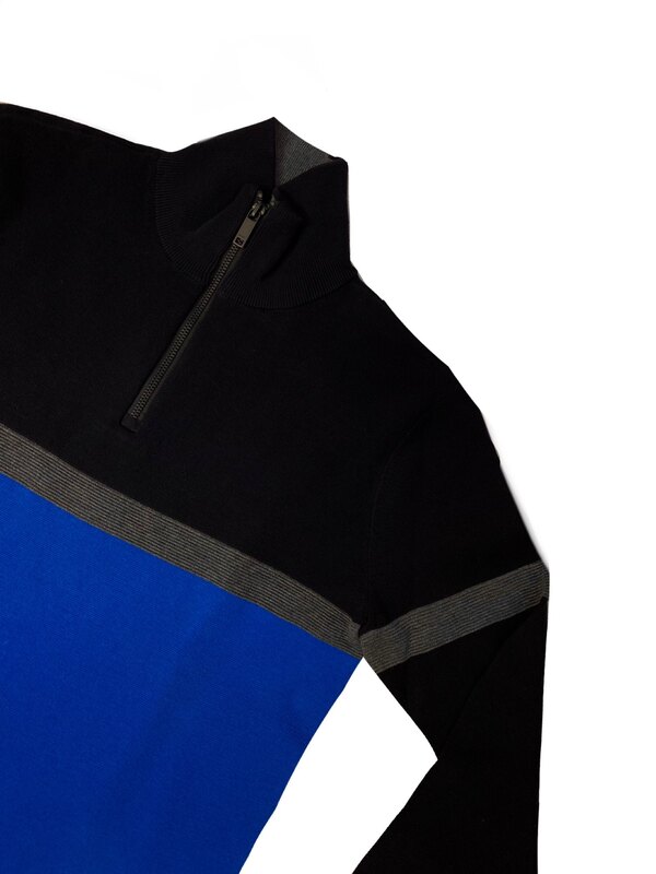 Sueter DKNY Azul, Gris Para Hombre