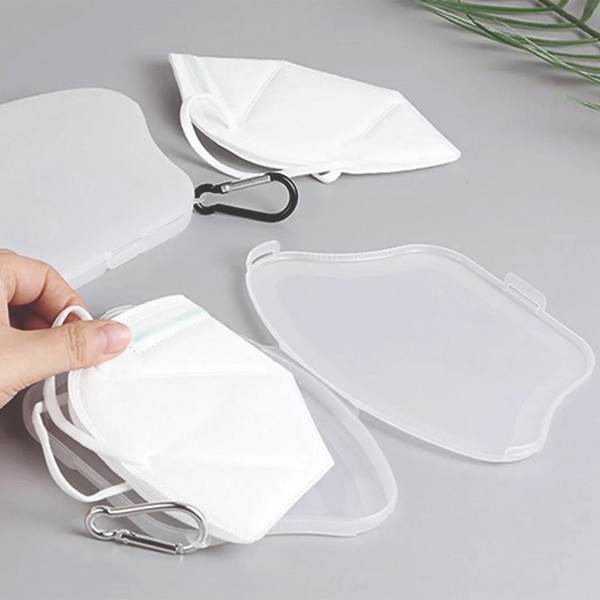 Porta cubrebocas KN95 de plástico 